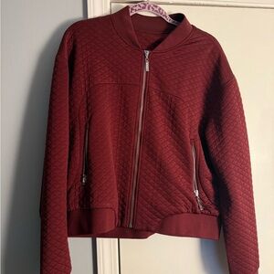 Buffbunny quilted bomber jacket